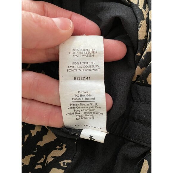 Atmosphere Womens UK 12 Black & Gold Abstract Print Joggers - Picture 8 of 12